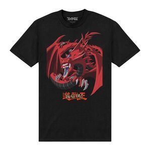 Yu-Gi-Oh! Unisex Adult Slifer the Sky Dragon T-Shirt / Black